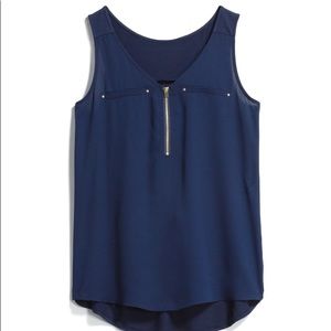 NWT Blue Tank blouse